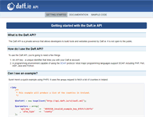 Tablet Screenshot of api.daft.ie